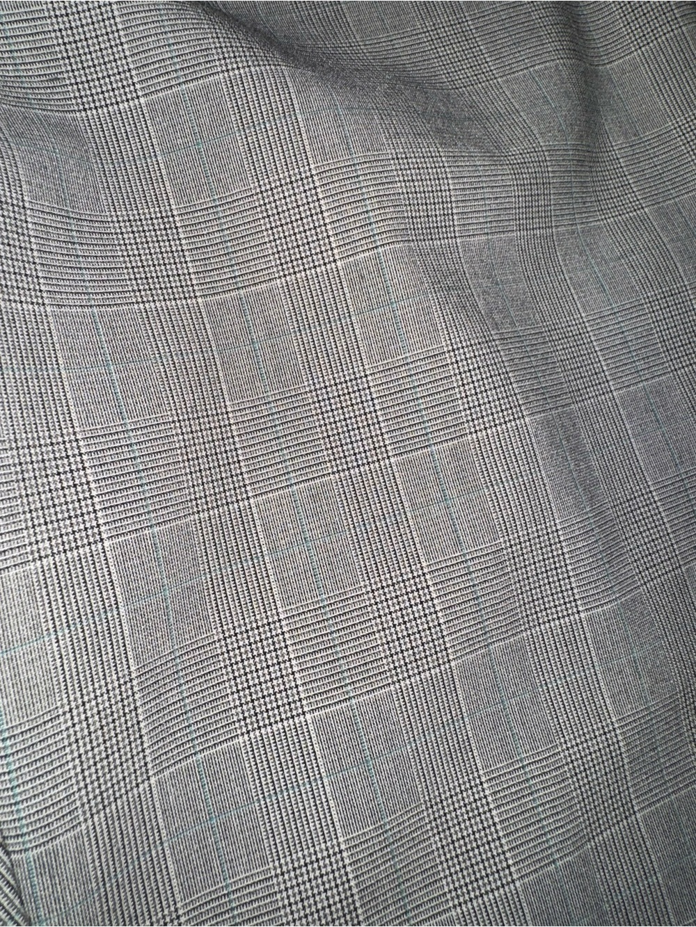 New York & Company Gray Plaid Flare Pants 4 Tall - Picture 4 of 11